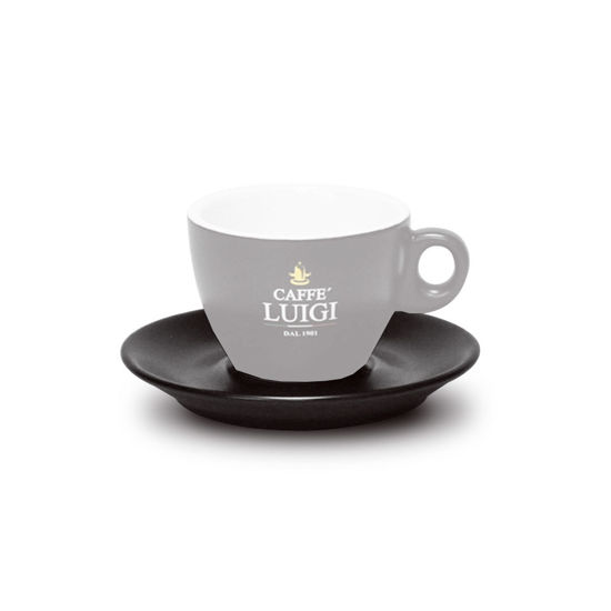 Picture of BLACK CAPPUCCINO SAUCER CAFFE' LUIGI